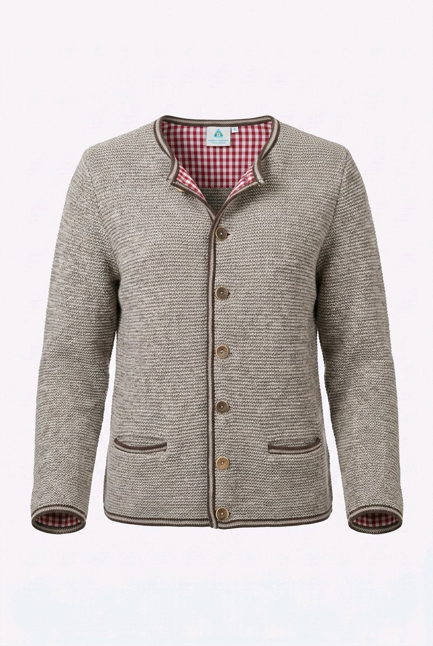Strickjacke braun