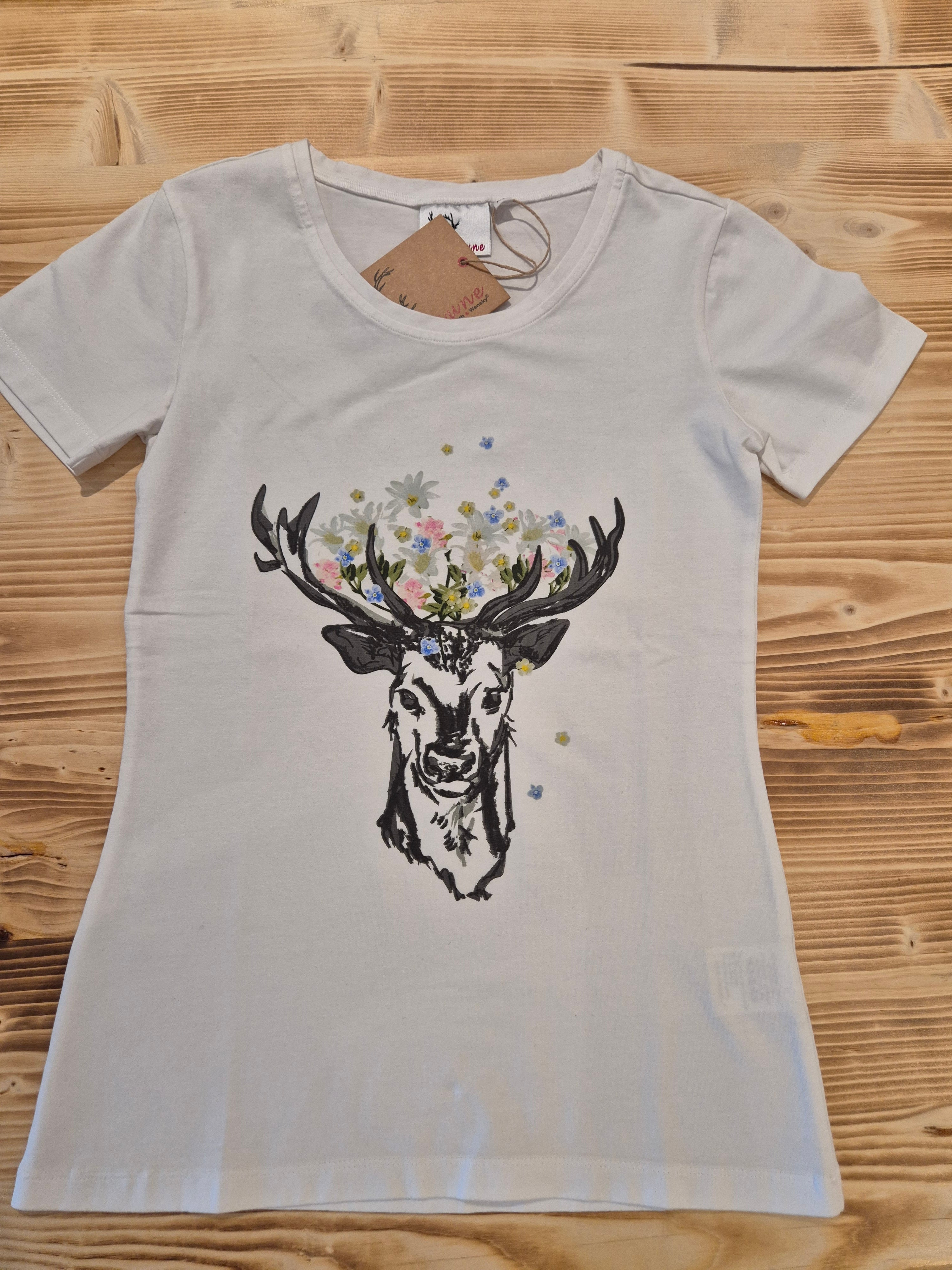 Kiefer-T.Shirt Hirsch