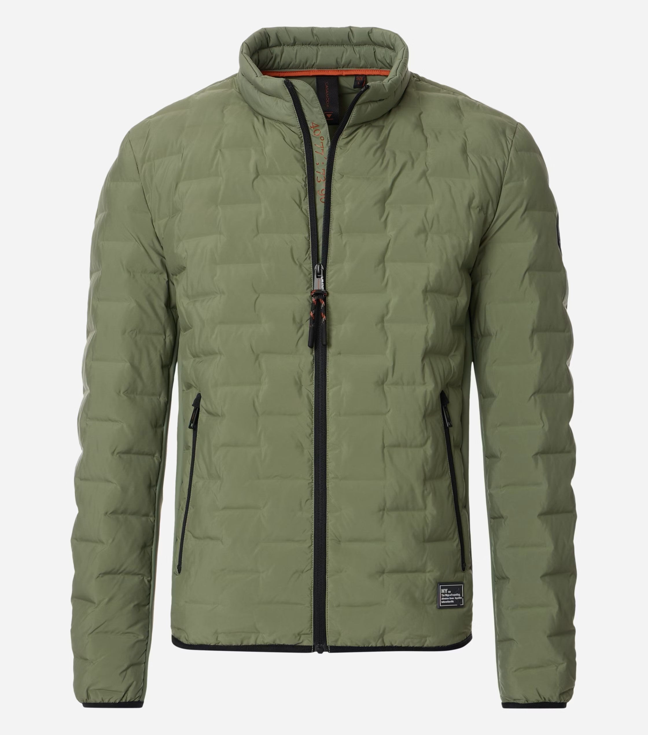 Materialmix Jacke