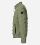Materialmix Jacke