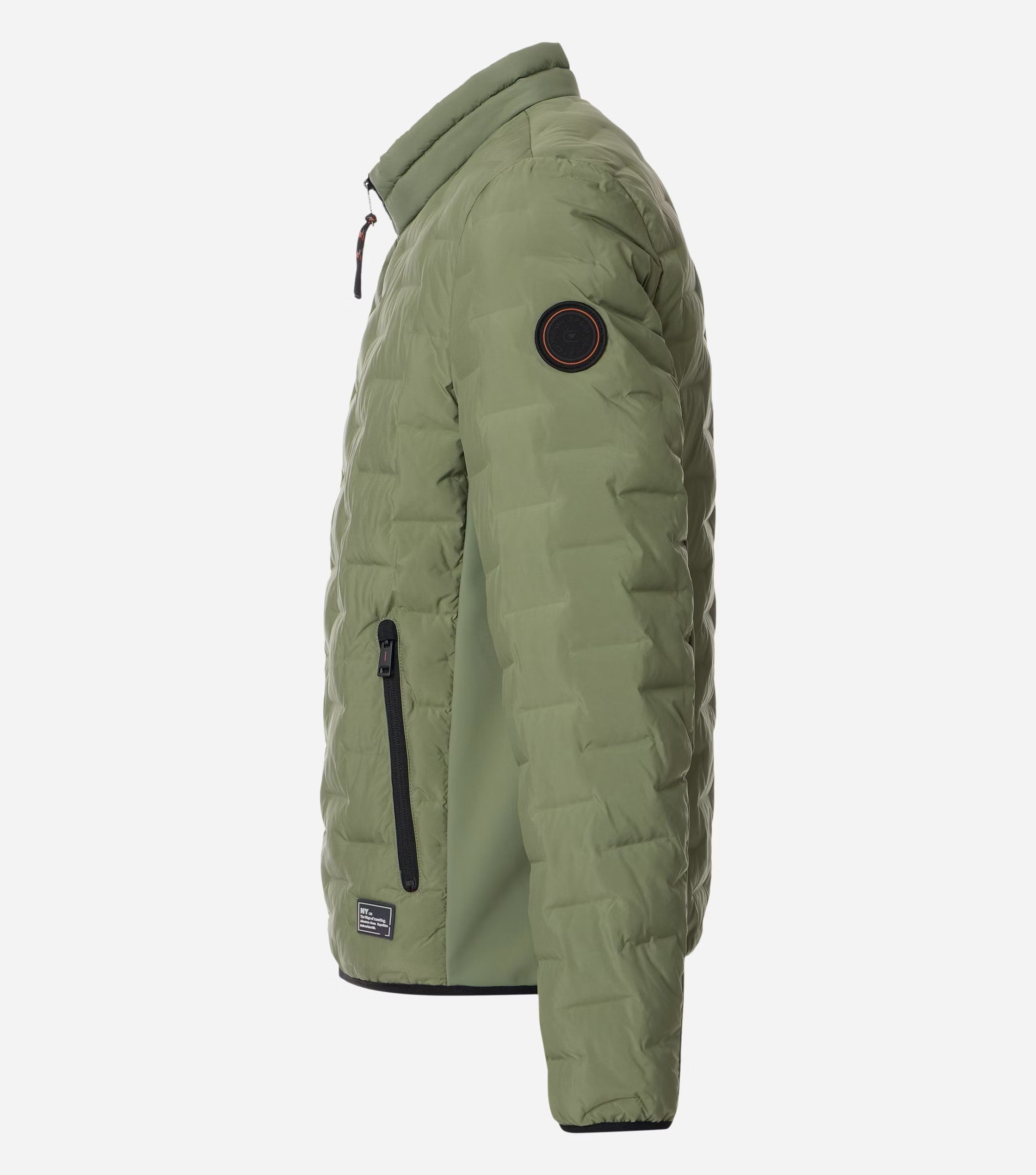 Materialmix Jacke